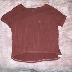 Rosy Brown American Eagle Tee